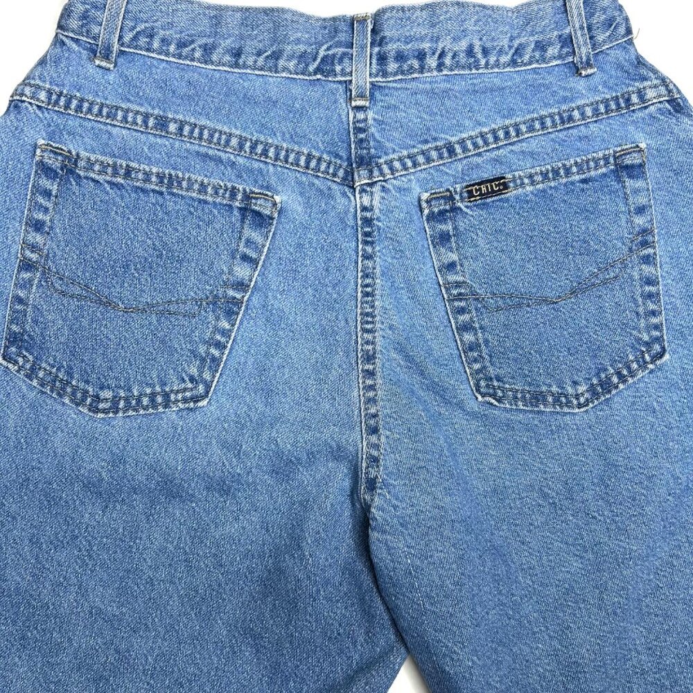 Vintage Chic Blue Jean Shorts Size 10 Average High Rise - Picture 4 of 15